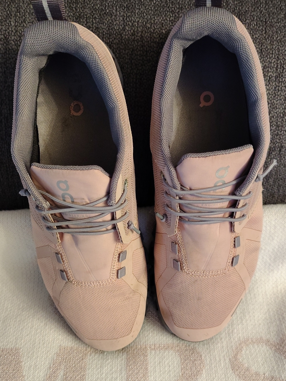 Used, Good Condition On Running Women's Pale Pink Athletic Sneakers